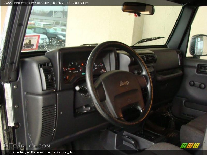 Black / Dark Slate Gray 2005 Jeep Wrangler Sport 4x4