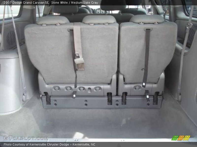 Stone White / Medium Slate Gray 2007 Dodge Grand Caravan SE