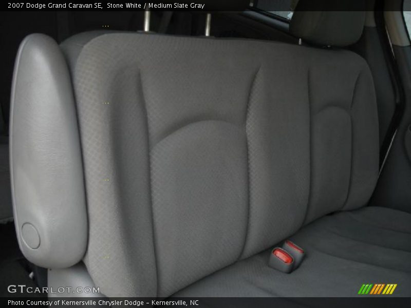 Stone White / Medium Slate Gray 2007 Dodge Grand Caravan SE