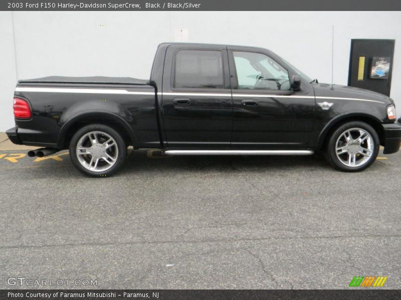 Black / Black/Silver 2003 Ford F150 Harley-Davidson SuperCrew