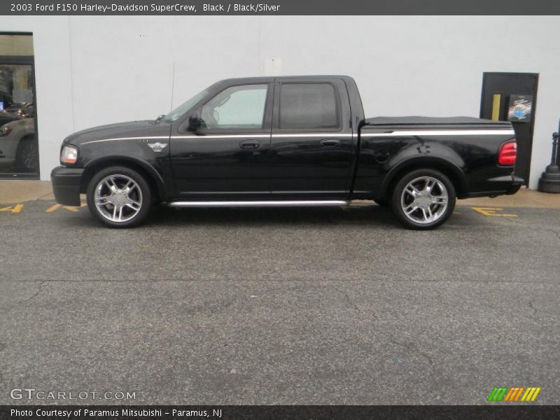 Black / Black/Silver 2003 Ford F150 Harley-Davidson SuperCrew