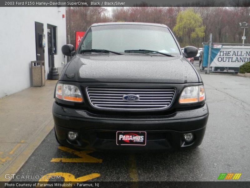 Black / Black/Silver 2003 Ford F150 Harley-Davidson SuperCrew