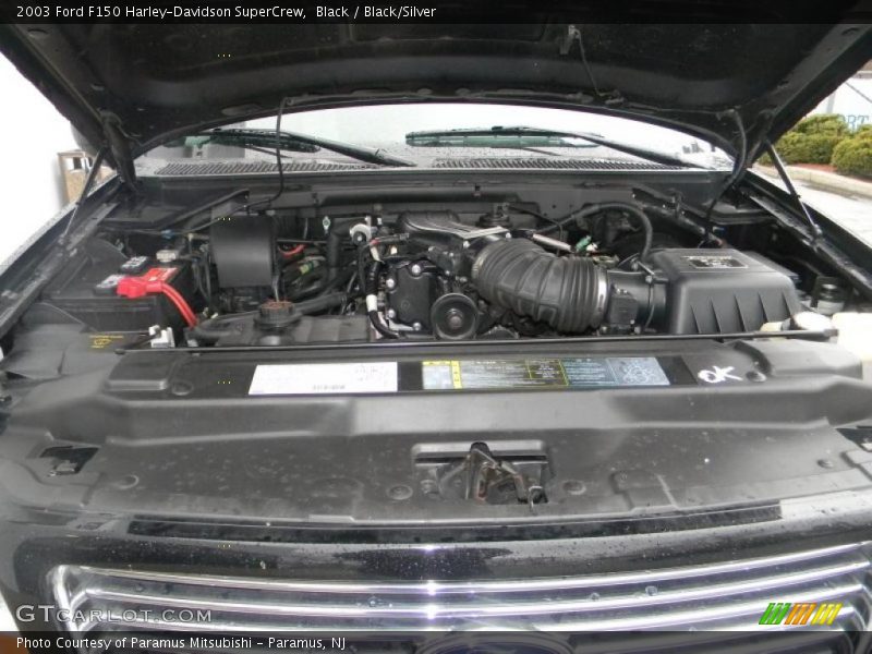 Black / Black/Silver 2003 Ford F150 Harley-Davidson SuperCrew