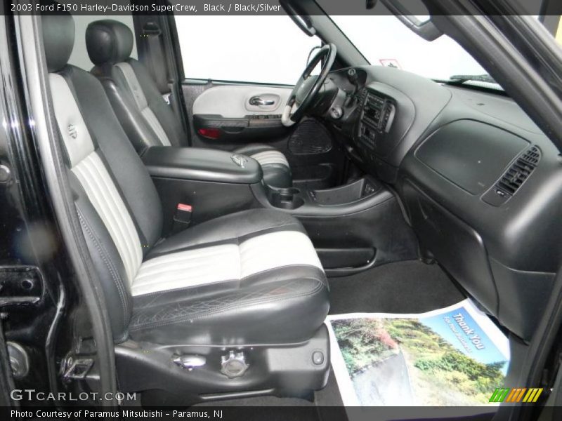 Black / Black/Silver 2003 Ford F150 Harley-Davidson SuperCrew