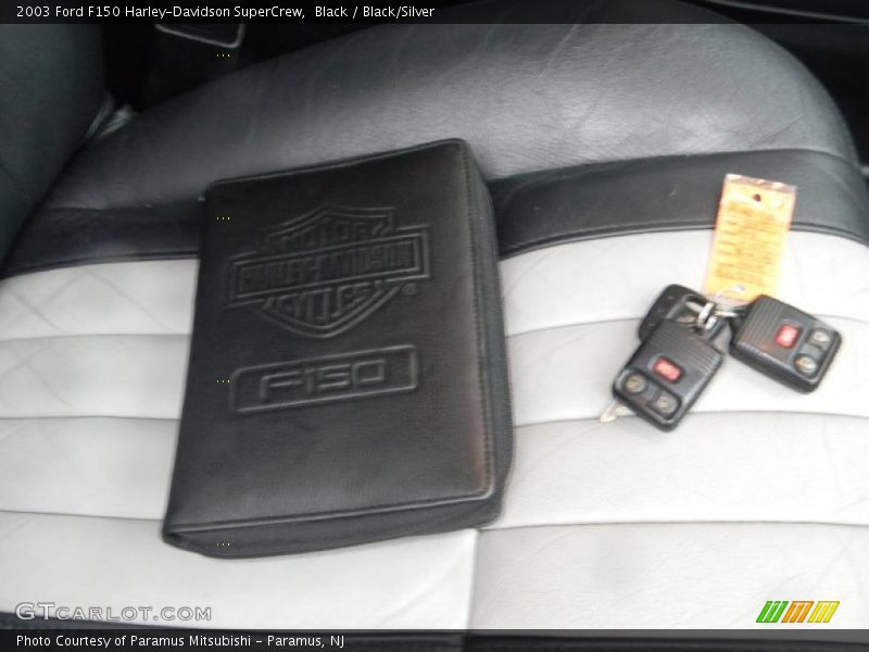 Black / Black/Silver 2003 Ford F150 Harley-Davidson SuperCrew