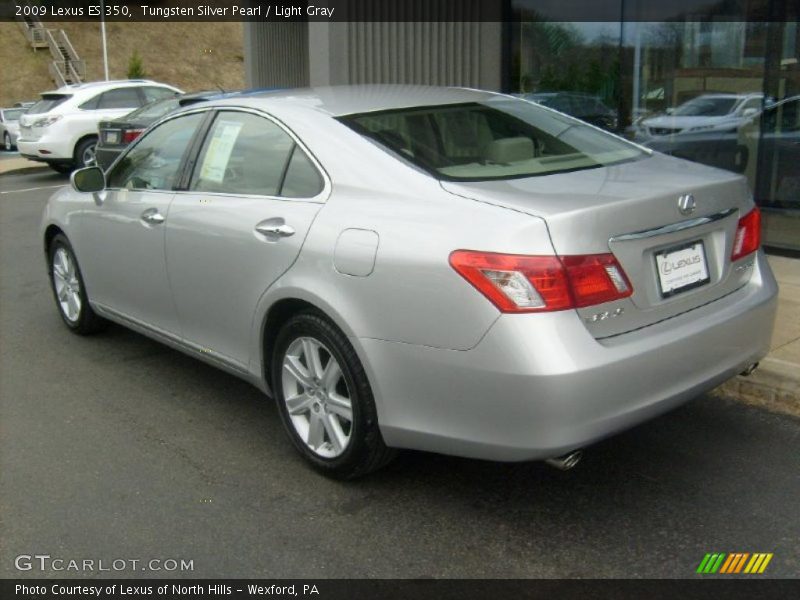 Tungsten Silver Pearl / Light Gray 2009 Lexus ES 350