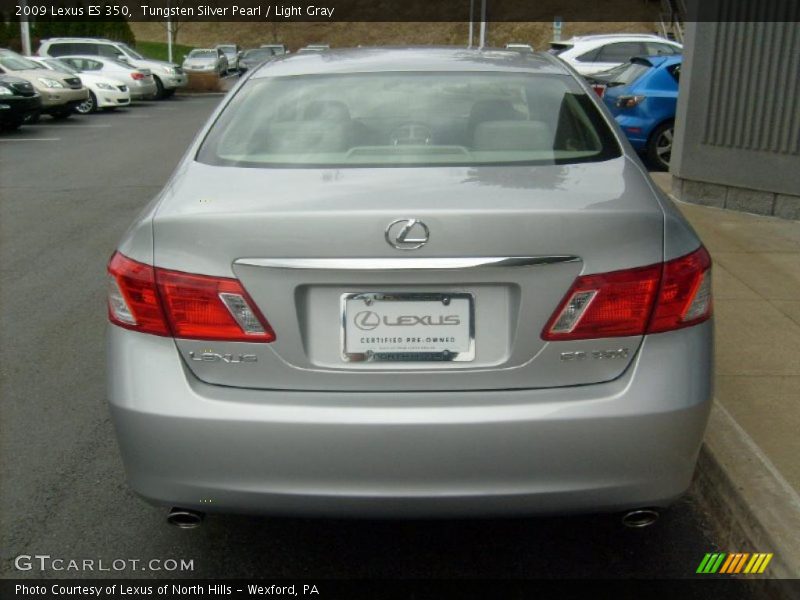 Tungsten Silver Pearl / Light Gray 2009 Lexus ES 350