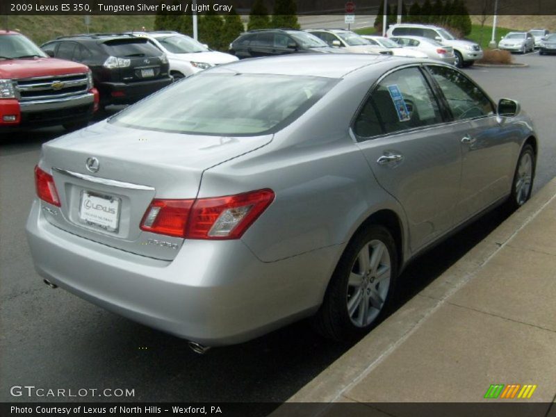 Tungsten Silver Pearl / Light Gray 2009 Lexus ES 350