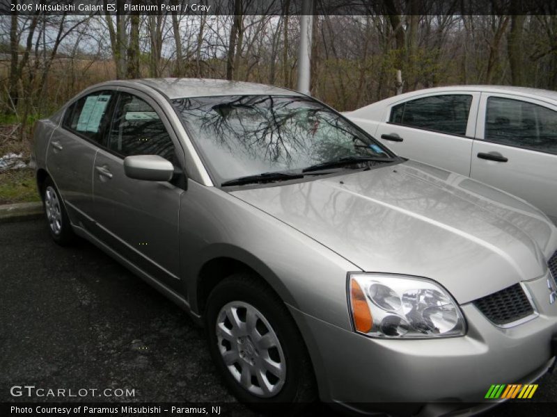 Platinum Pearl / Gray 2006 Mitsubishi Galant ES