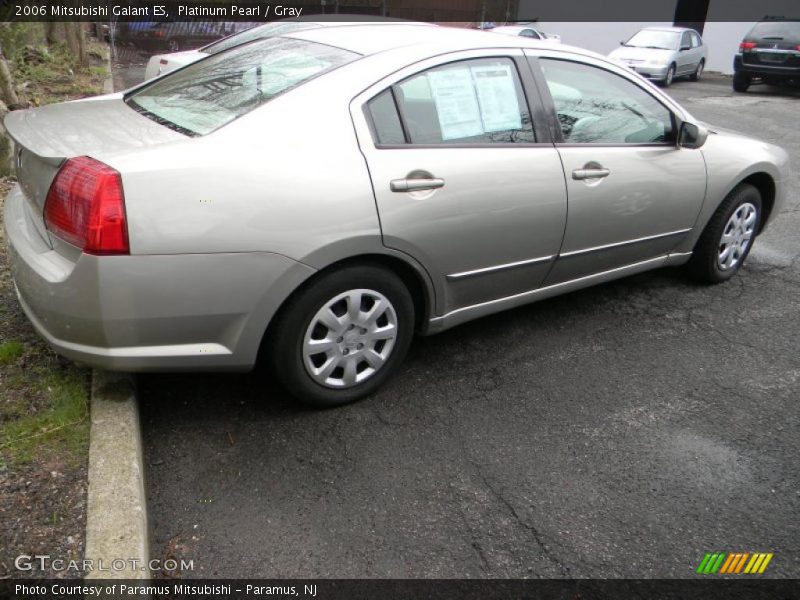 Platinum Pearl / Gray 2006 Mitsubishi Galant ES