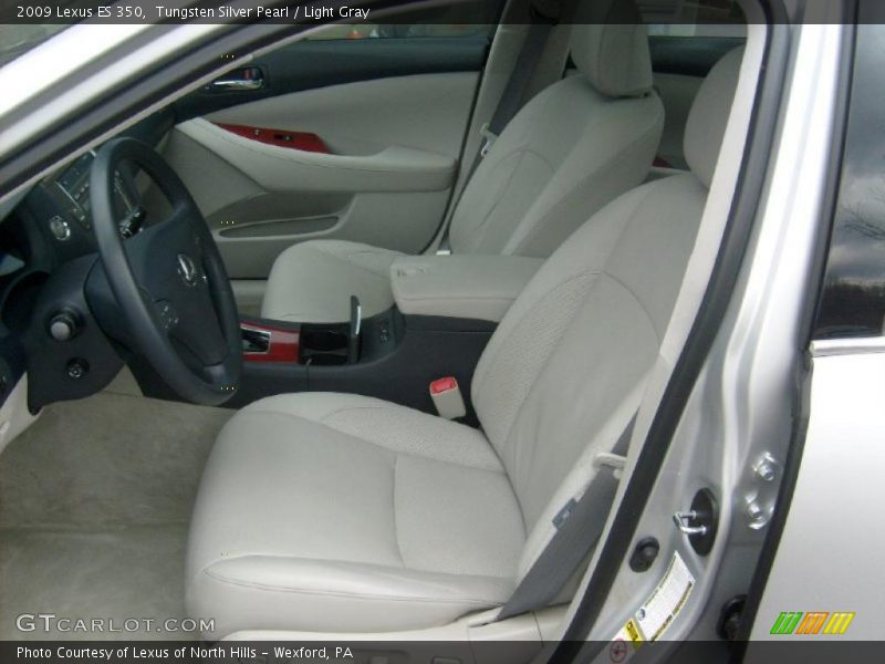 Tungsten Silver Pearl / Light Gray 2009 Lexus ES 350
