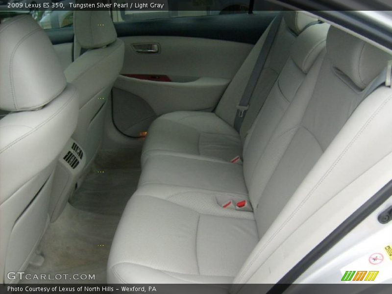 Tungsten Silver Pearl / Light Gray 2009 Lexus ES 350