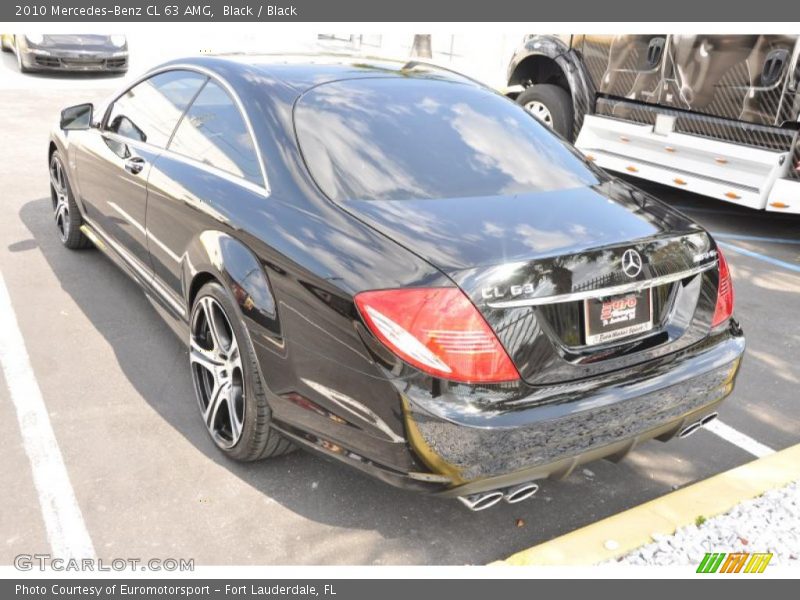 Black / Black 2010 Mercedes-Benz CL 63 AMG