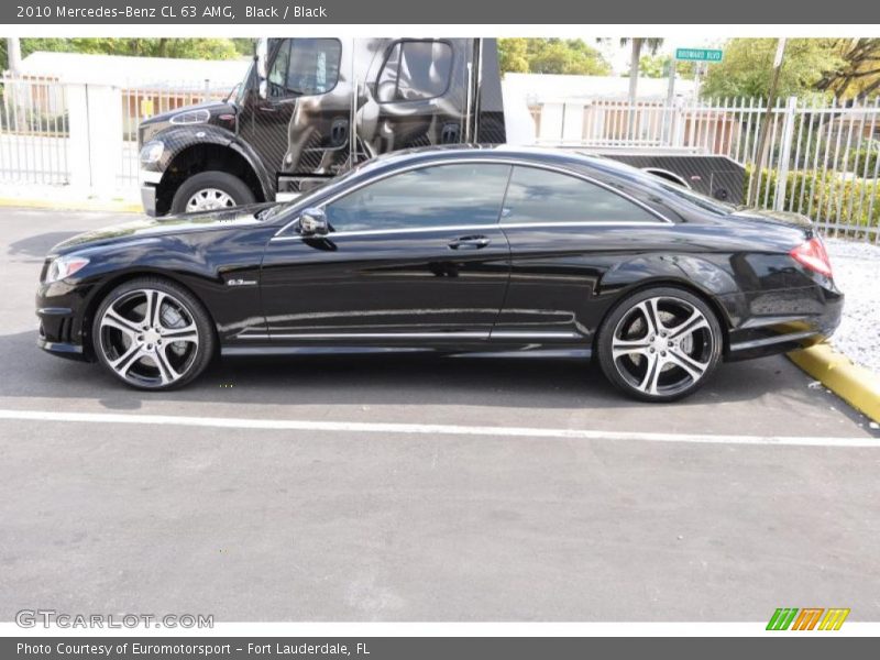 Black / Black 2010 Mercedes-Benz CL 63 AMG