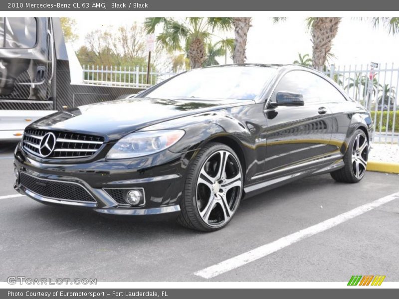 Black / Black 2010 Mercedes-Benz CL 63 AMG