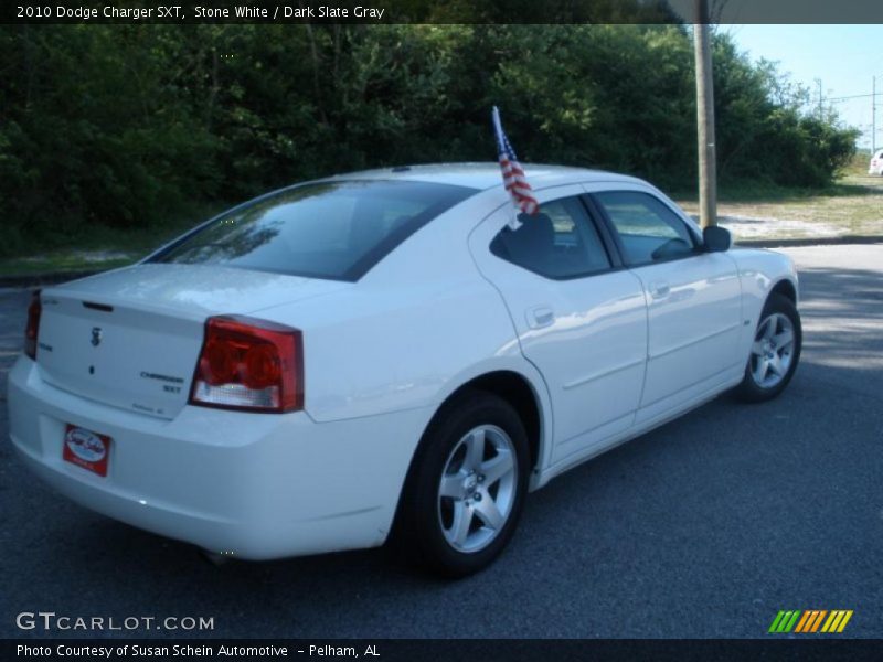 Stone White / Dark Slate Gray 2010 Dodge Charger SXT