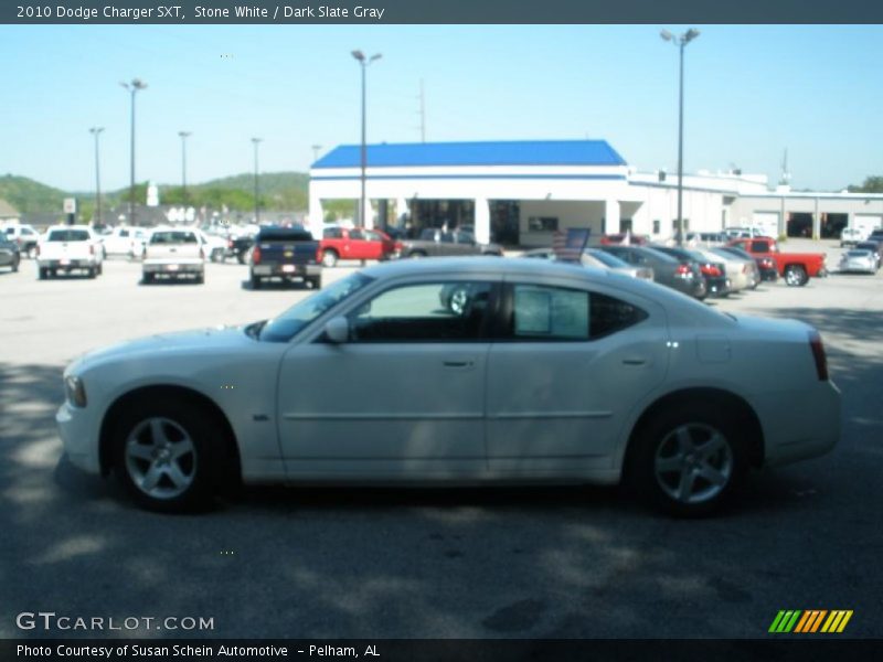 Stone White / Dark Slate Gray 2010 Dodge Charger SXT