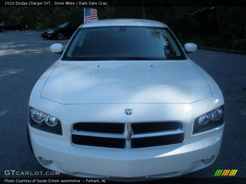 Stone White / Dark Slate Gray 2010 Dodge Charger SXT
