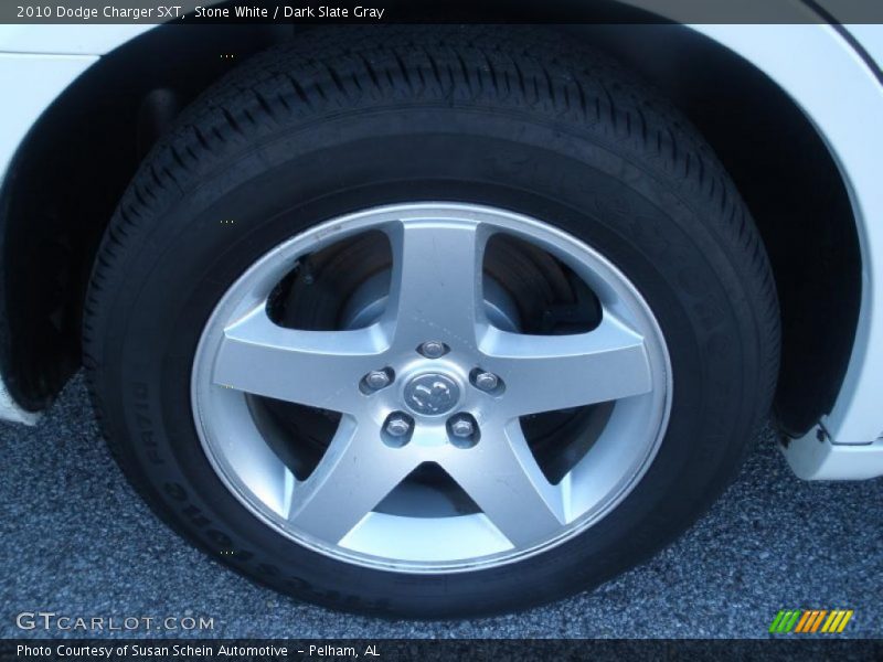 Stone White / Dark Slate Gray 2010 Dodge Charger SXT