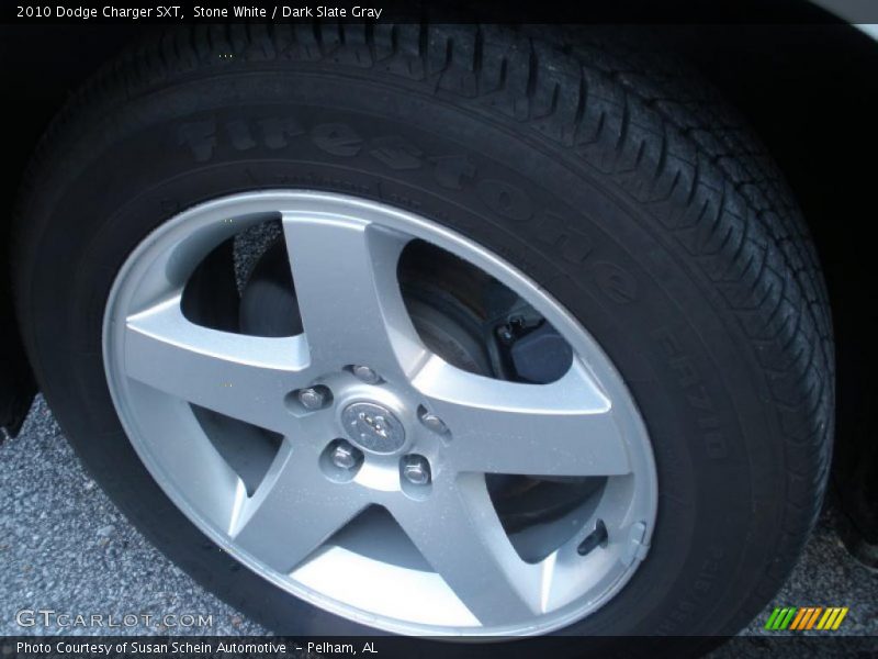 Stone White / Dark Slate Gray 2010 Dodge Charger SXT