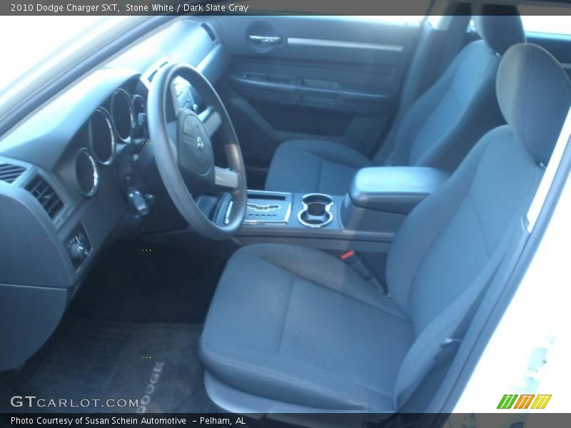 Stone White / Dark Slate Gray 2010 Dodge Charger SXT
