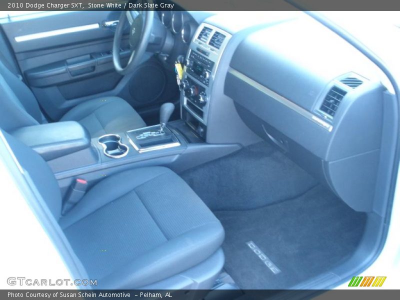 Stone White / Dark Slate Gray 2010 Dodge Charger SXT