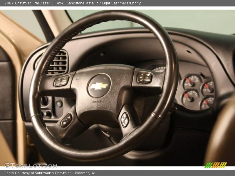 Sandstone Metallic / Light Cashmere/Ebony 2007 Chevrolet TrailBlazer LT 4x4