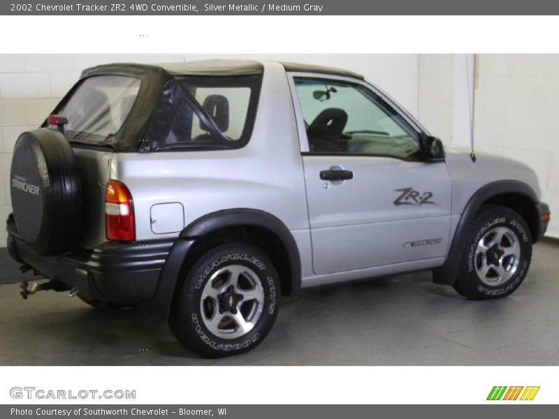  2002 Tracker ZR2 4WD Convertible Silver Metallic