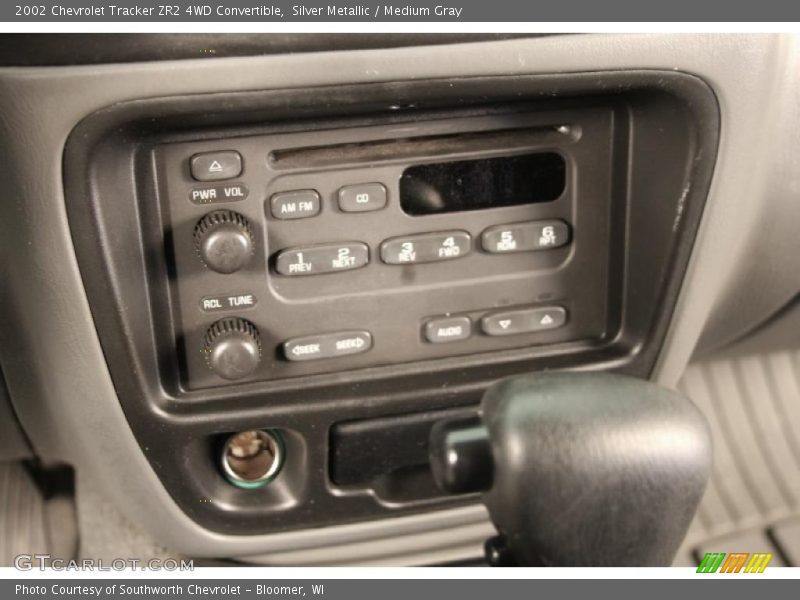 Silver Metallic / Medium Gray 2002 Chevrolet Tracker ZR2 4WD Convertible