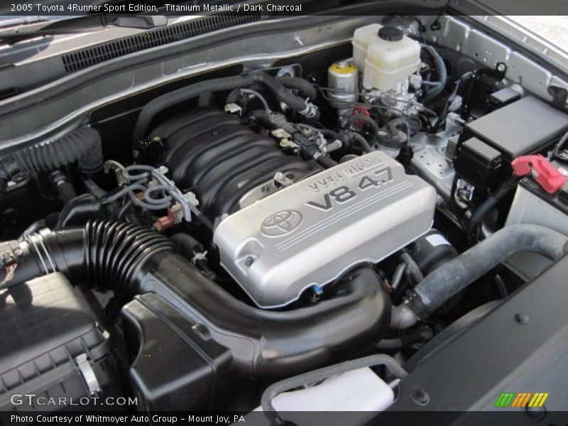  2005 4Runner Sport Edition Engine - 4.7 Liter DOHC 32-Valve V8