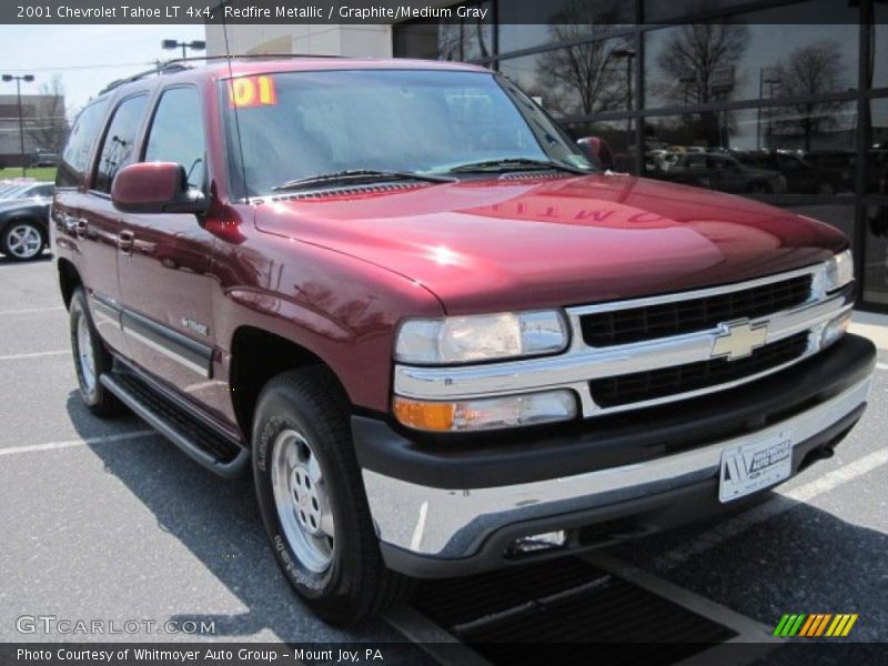 Redfire Metallic / Graphite/Medium Gray 2001 Chevrolet Tahoe LT 4x4