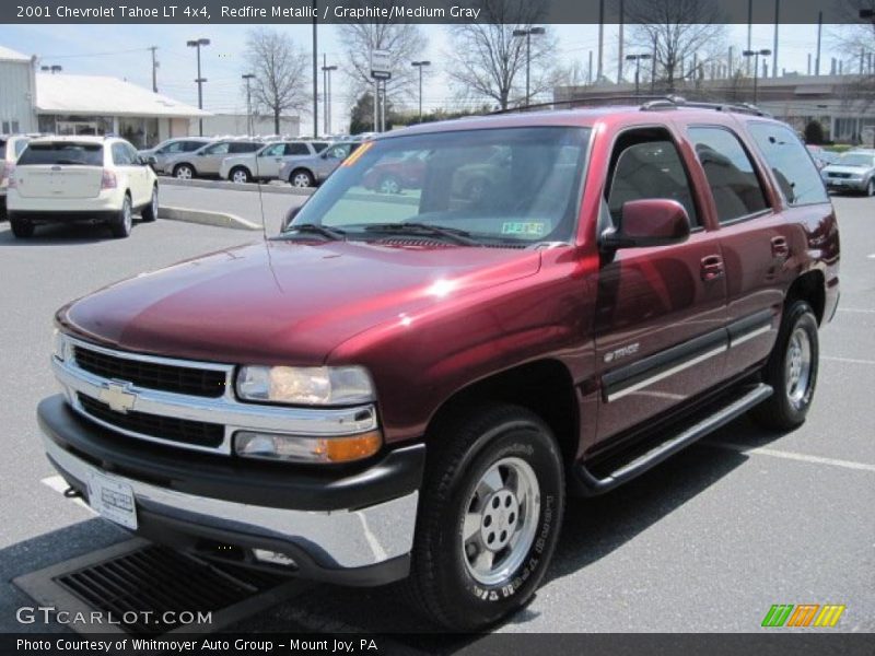 Redfire Metallic / Graphite/Medium Gray 2001 Chevrolet Tahoe LT 4x4