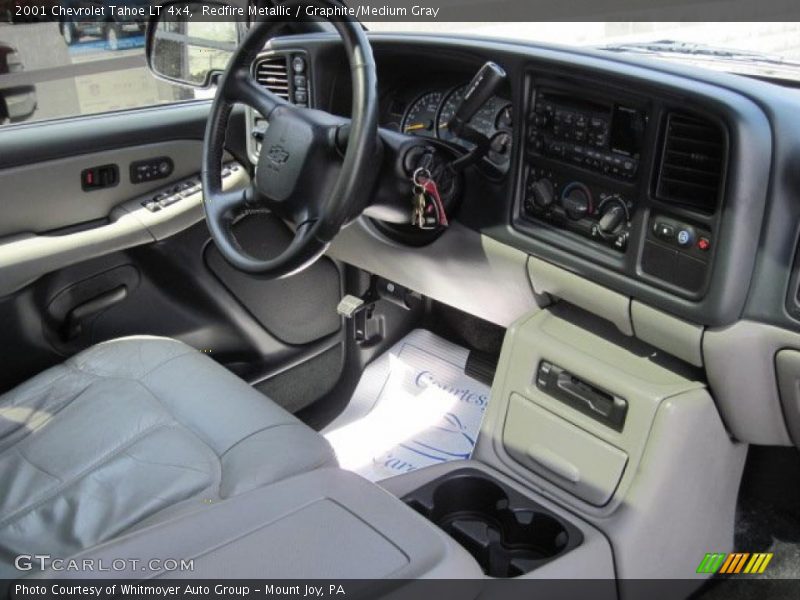 Redfire Metallic / Graphite/Medium Gray 2001 Chevrolet Tahoe LT 4x4