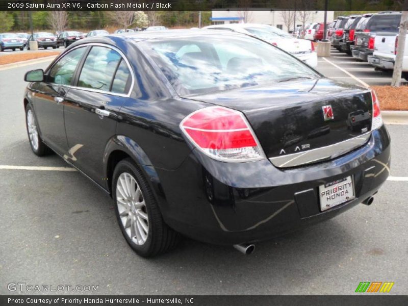 Carbon Flash Metallic / Black 2009 Saturn Aura XR V6