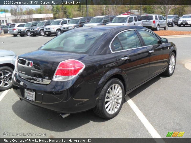 Carbon Flash Metallic / Black 2009 Saturn Aura XR V6