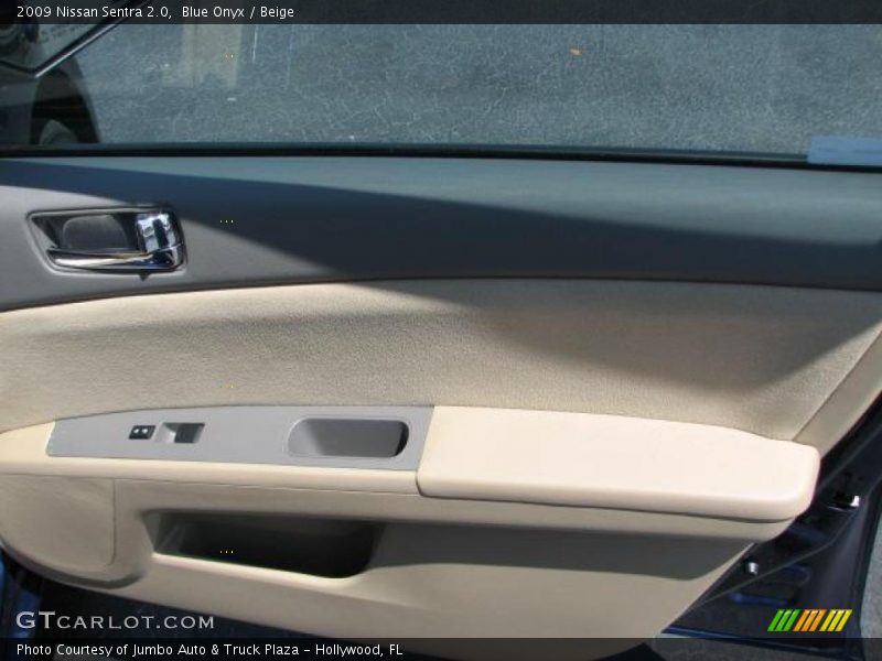 Blue Onyx / Beige 2009 Nissan Sentra 2.0