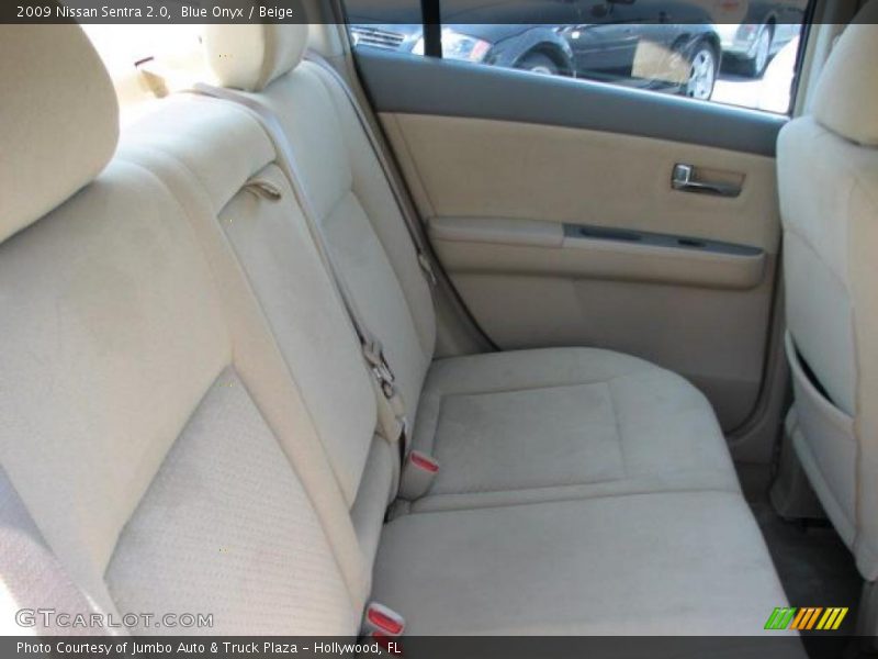 Blue Onyx / Beige 2009 Nissan Sentra 2.0