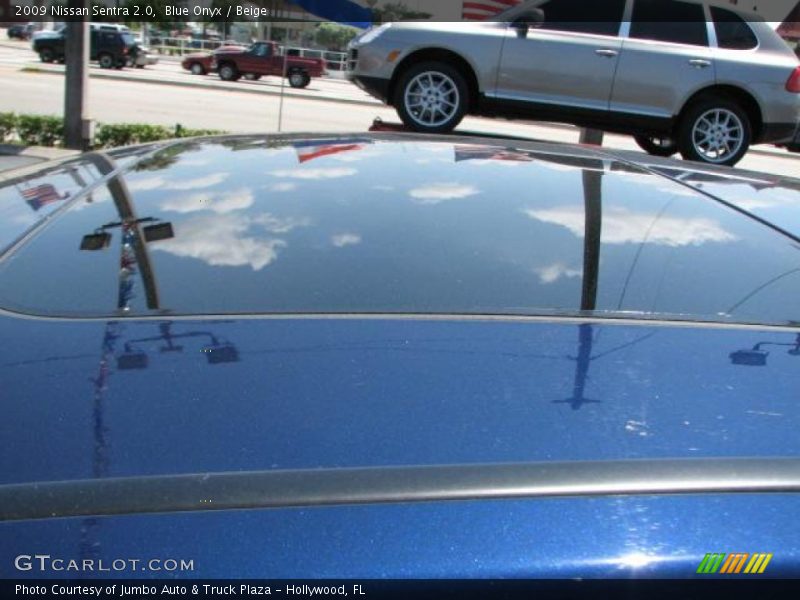 Blue Onyx / Beige 2009 Nissan Sentra 2.0