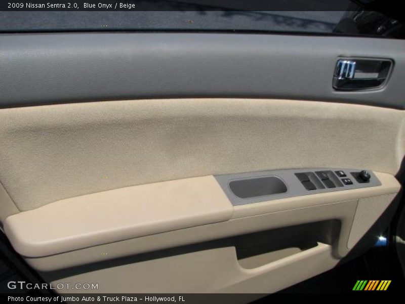 Blue Onyx / Beige 2009 Nissan Sentra 2.0