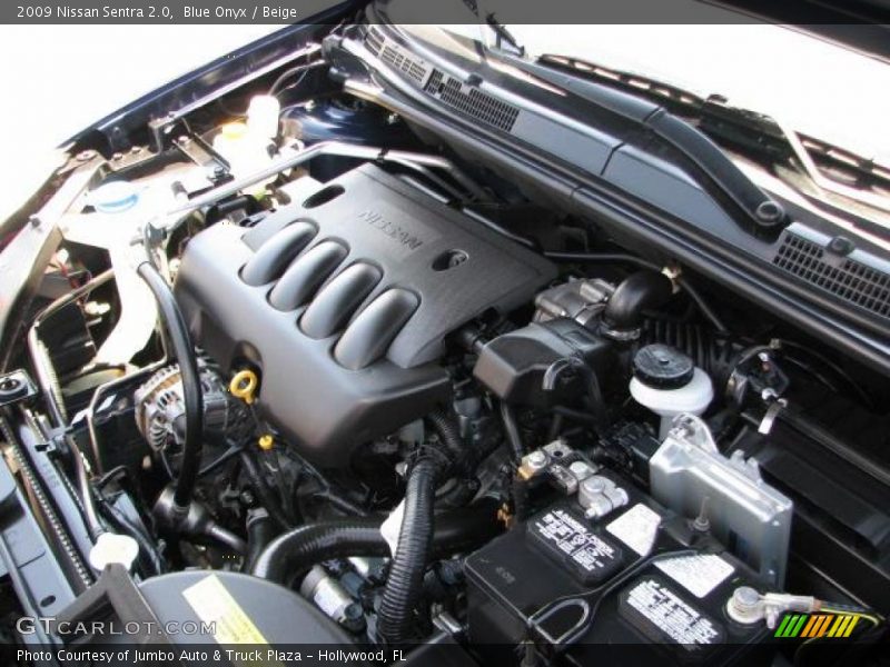 Blue Onyx / Beige 2009 Nissan Sentra 2.0
