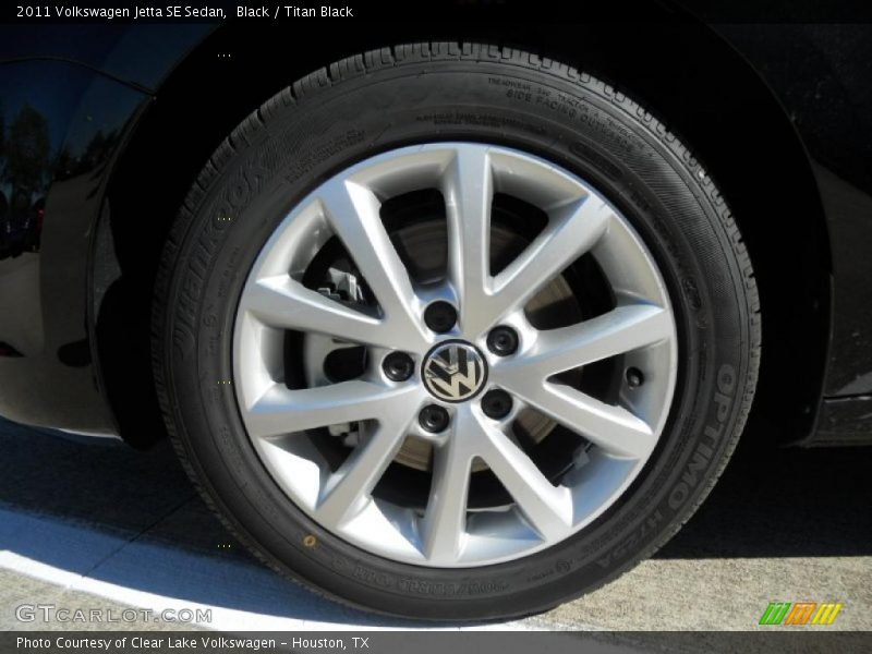 Black / Titan Black 2011 Volkswagen Jetta SE Sedan