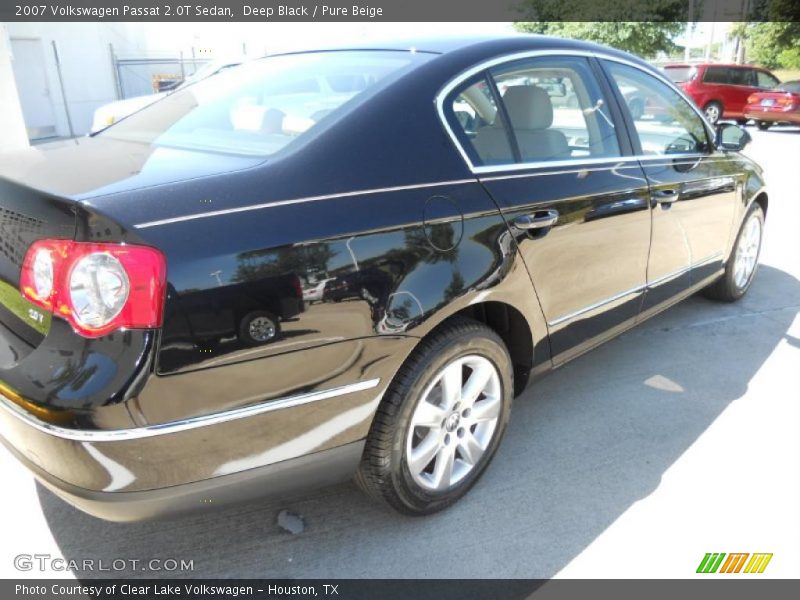 Deep Black / Pure Beige 2007 Volkswagen Passat 2.0T Sedan