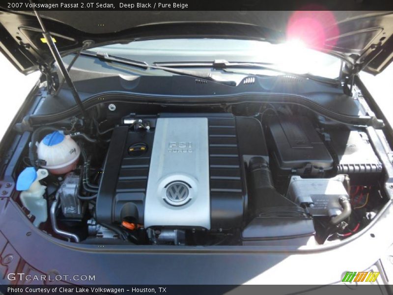 Deep Black / Pure Beige 2007 Volkswagen Passat 2.0T Sedan