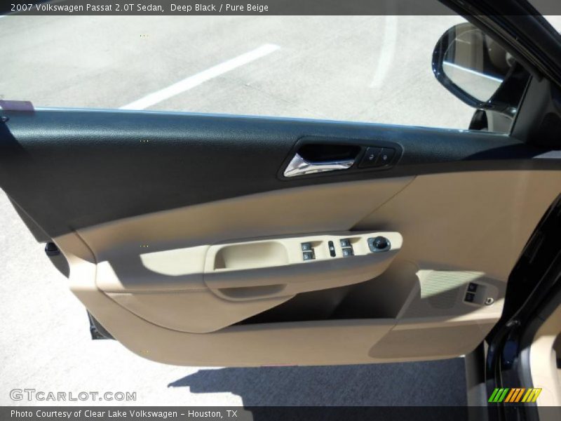 Deep Black / Pure Beige 2007 Volkswagen Passat 2.0T Sedan