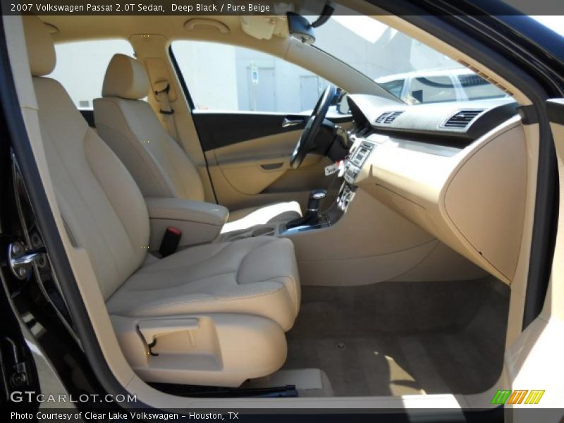 Deep Black / Pure Beige 2007 Volkswagen Passat 2.0T Sedan