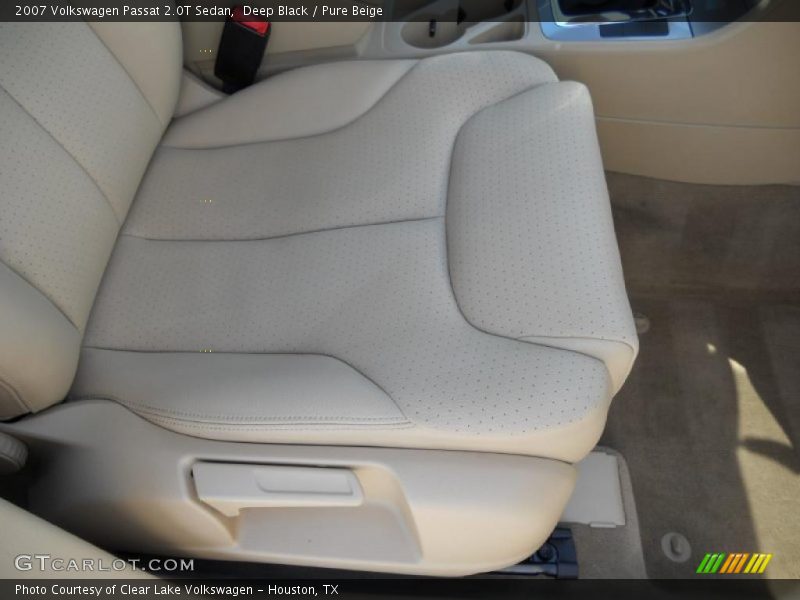 Deep Black / Pure Beige 2007 Volkswagen Passat 2.0T Sedan