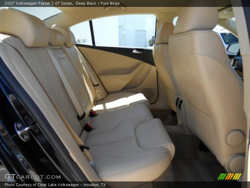 Deep Black / Pure Beige 2007 Volkswagen Passat 2.0T Sedan