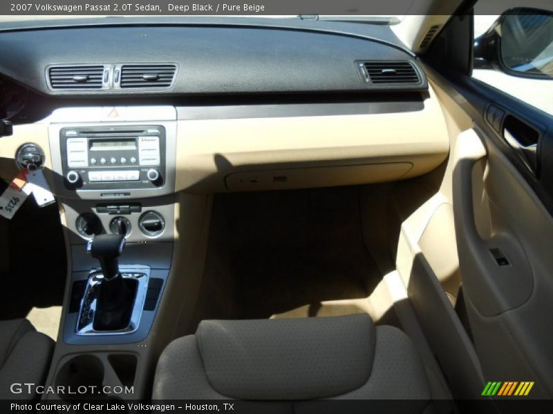 Deep Black / Pure Beige 2007 Volkswagen Passat 2.0T Sedan