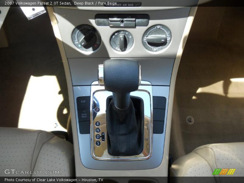 Deep Black / Pure Beige 2007 Volkswagen Passat 2.0T Sedan