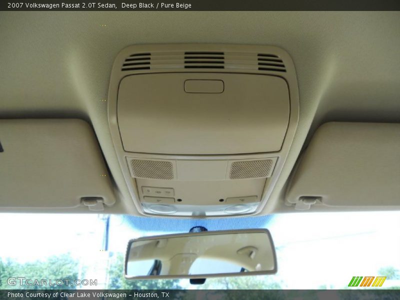 Deep Black / Pure Beige 2007 Volkswagen Passat 2.0T Sedan